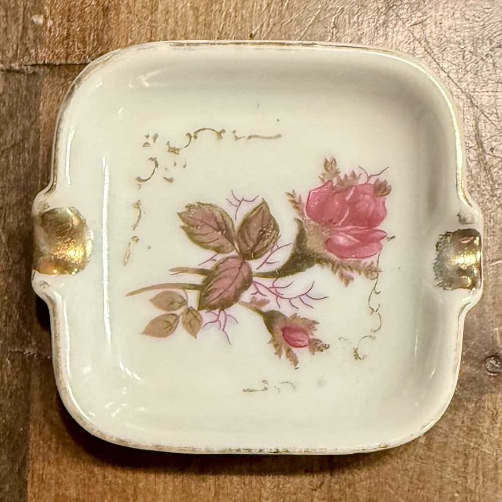 15pc VTG 50s MCM Royal Sealy Japan Moss Rose Porcelain China Miniature Tea Set - Picture 7 of 13